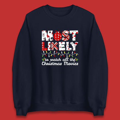 most likely to christmas sweater