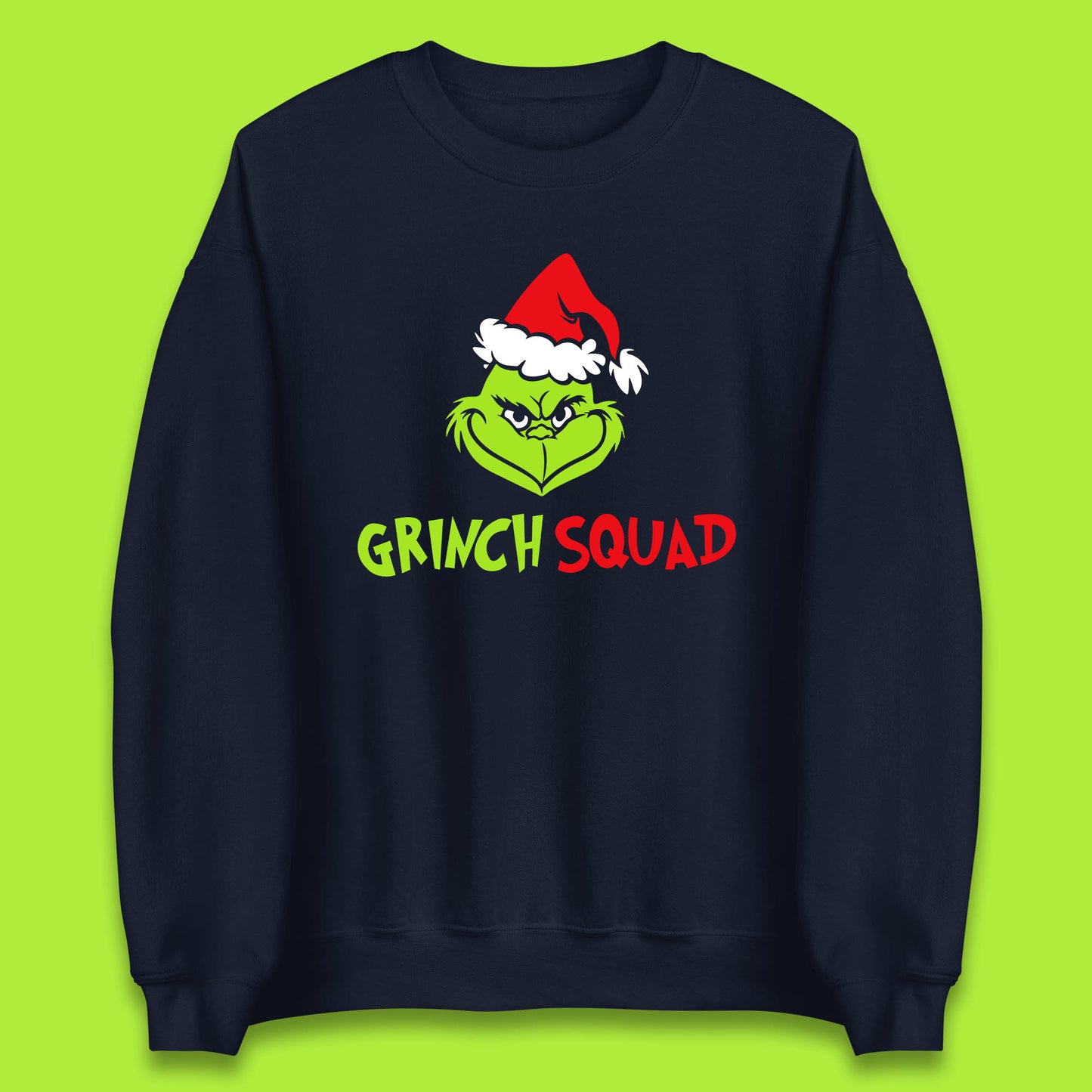 grinch squad christmas sweatshirt