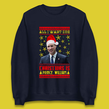 Want Prince William For Christmas Unisex Sweatshirt