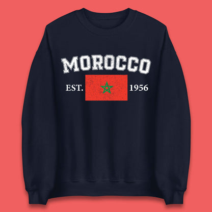 Morocco Est 1956 Unisex Sweatshirt