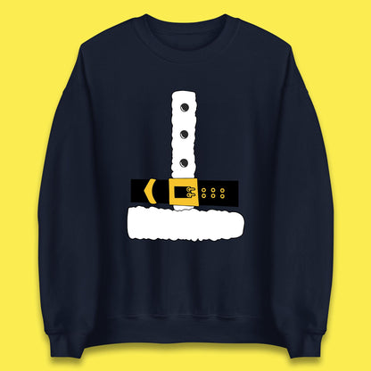 christmas santa claus costume sweatshirt
