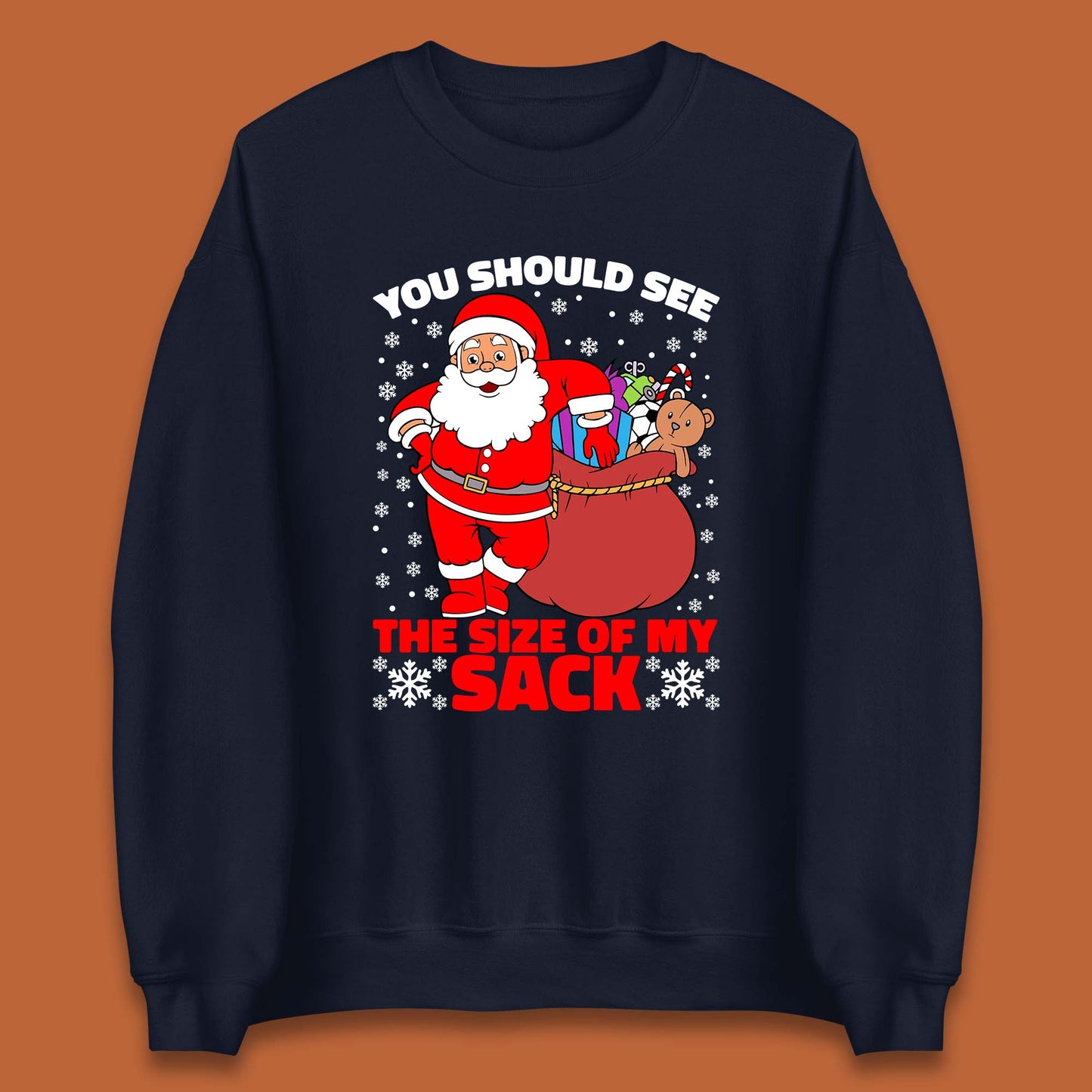 santa sack sweatshirt