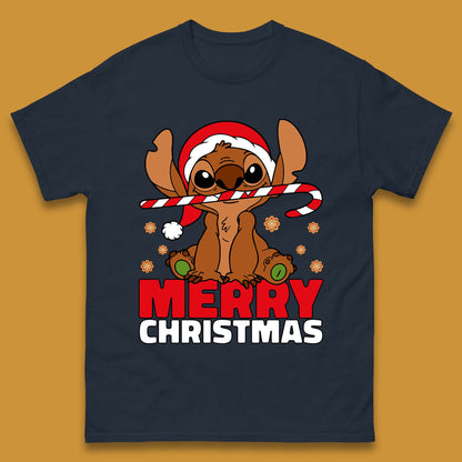 Gingerbread Stitch Christmas Mens T-Shirt