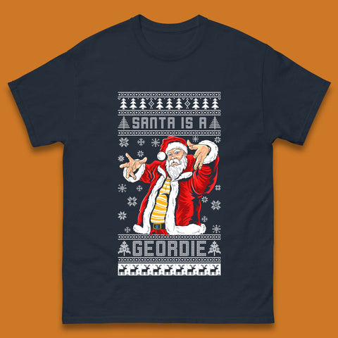 Santa Is A Gerodie Christmas Mens T-Shirt