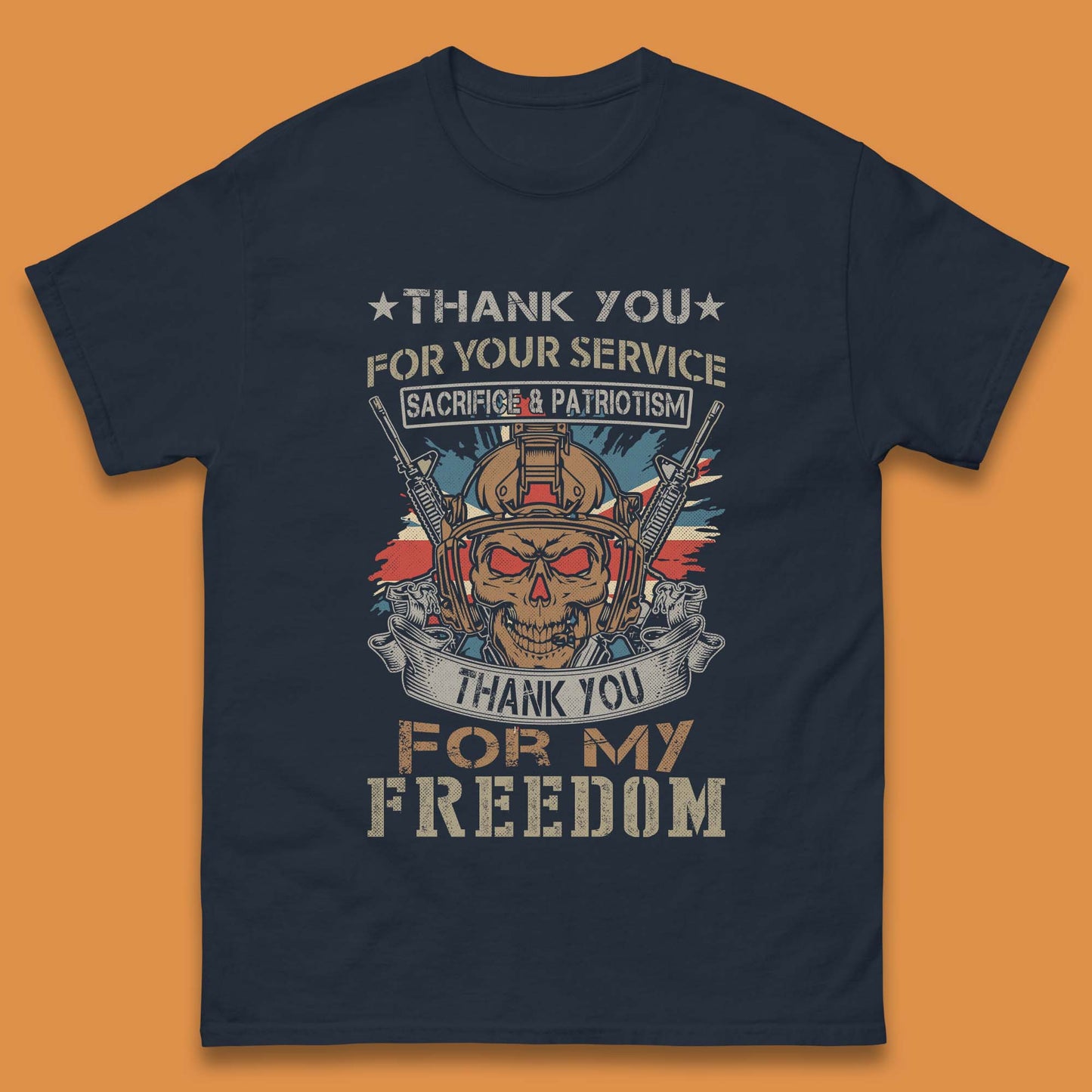 Thank You For My Freedom Mens T-Shirt