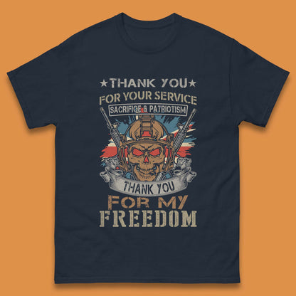 Thank You For My Freedom Mens T-Shirt
