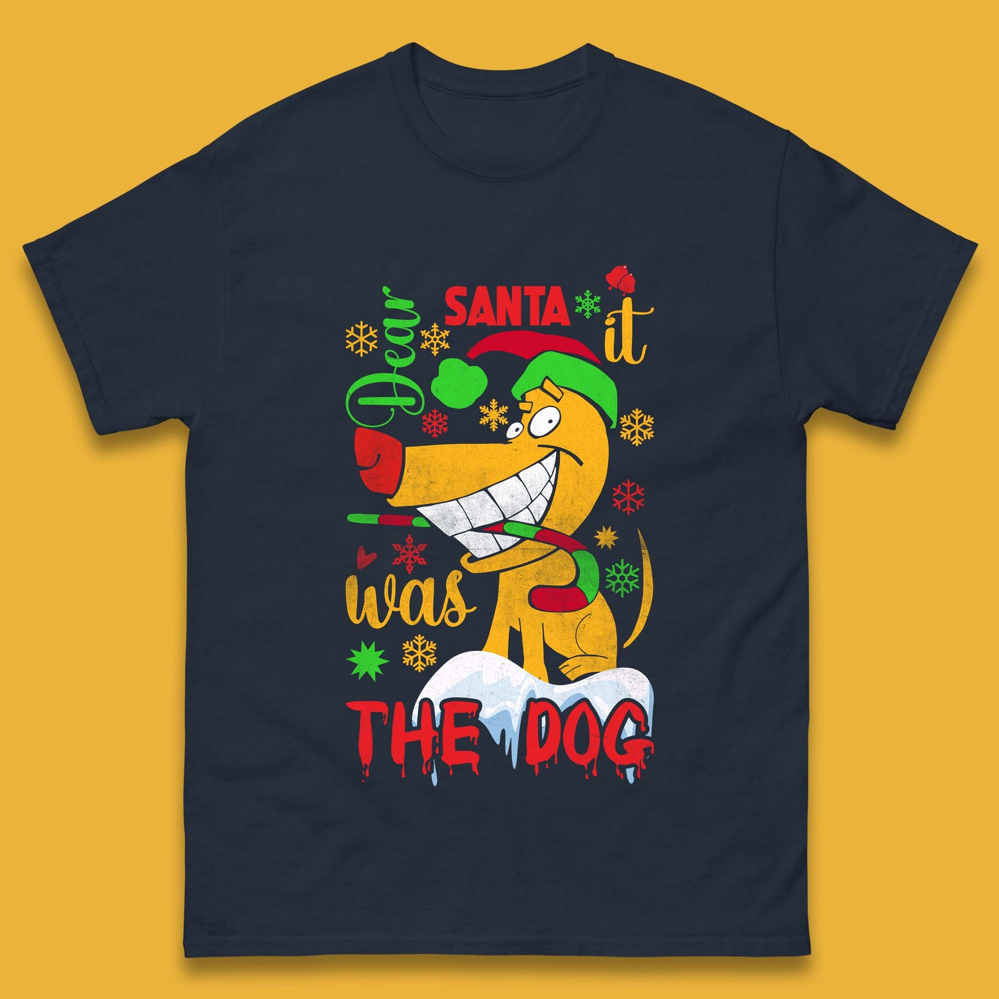 christmas dog t shirt