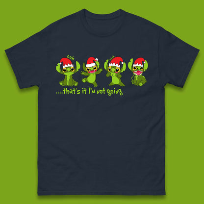 Grinch Stitch Christmas Mens T-Shirt