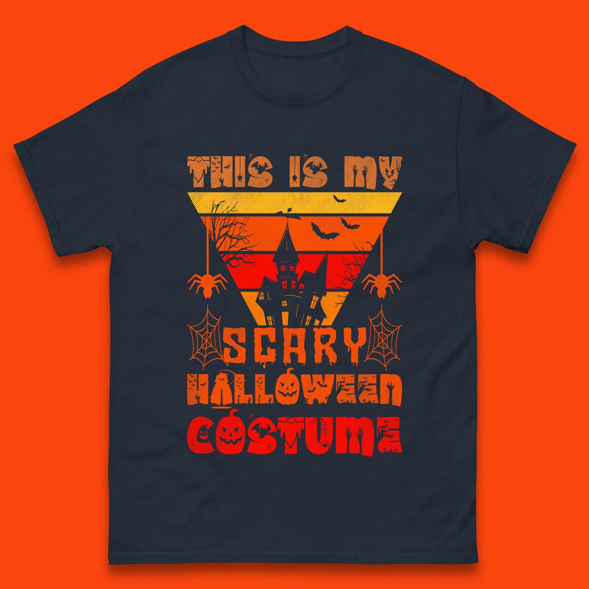 This Is My Scary Halloween Costume Spooky Haunted House Creepy Halloween Mens Tee Top