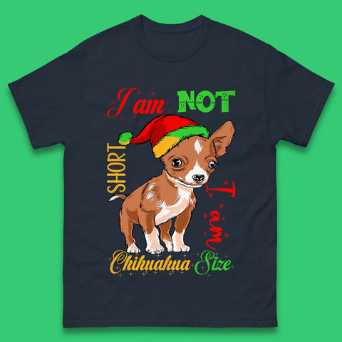 Chihuahua Size Christmas Mens T-Shirt