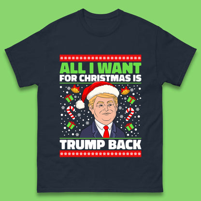 Trump Back Christmas Mens T-Shirt
