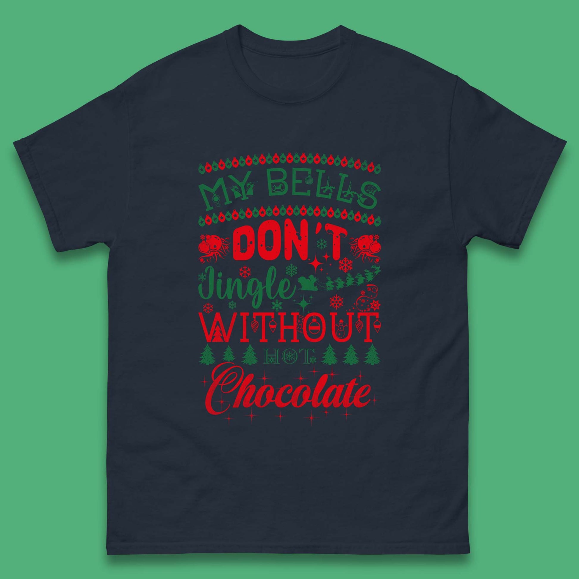 funny christmas chocolate t shirt