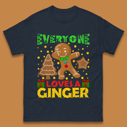 Dabbing Gingerbread Christmas Mens T-Shirt
