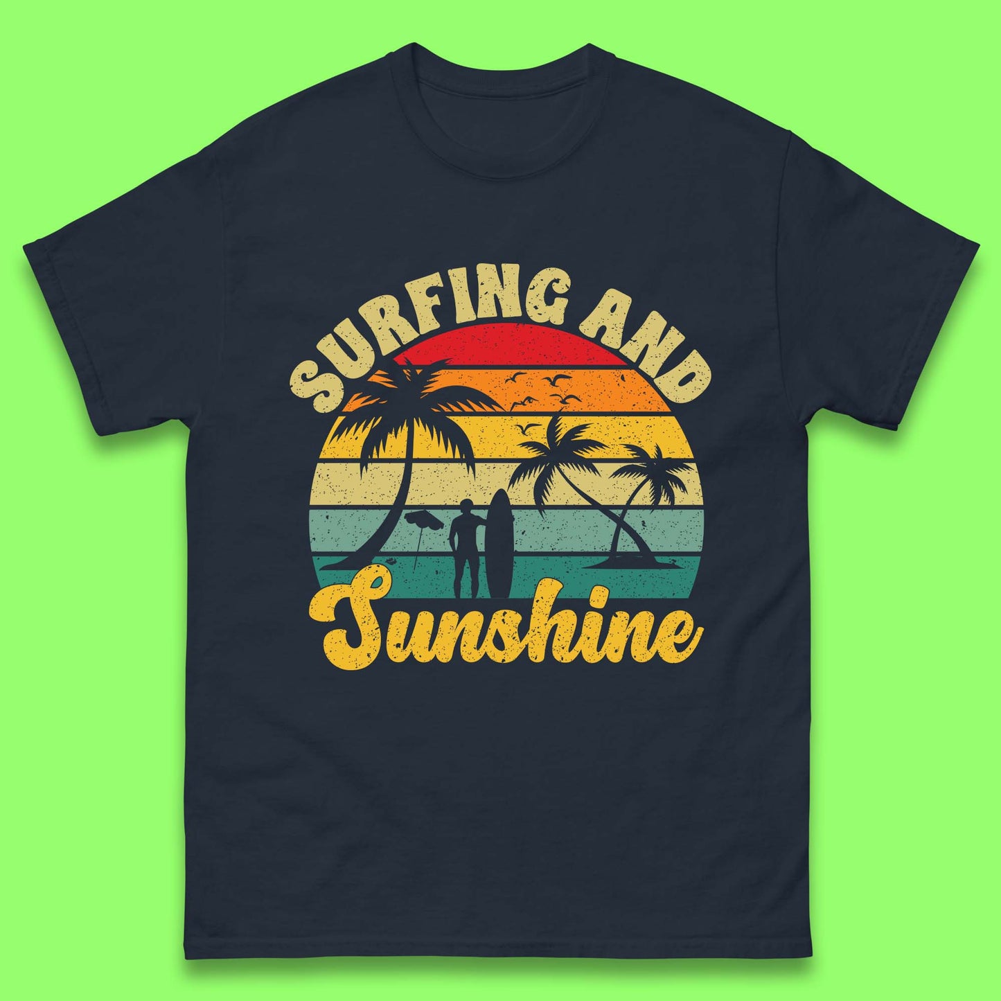 Surfing T Shirts Mens