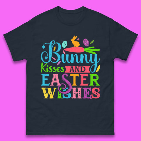 Bunny Kisses And Easter Wishes Mens T-Shirt