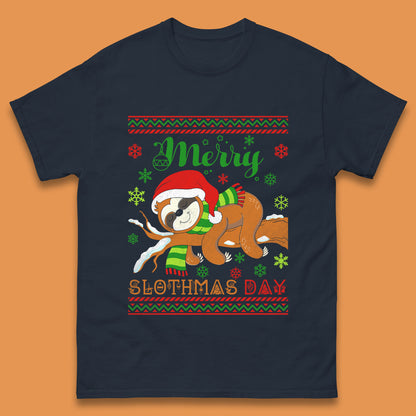 sloth christmas t shirt