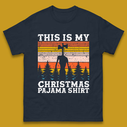 Alien Siren Head Christmas Mens T-Shirt