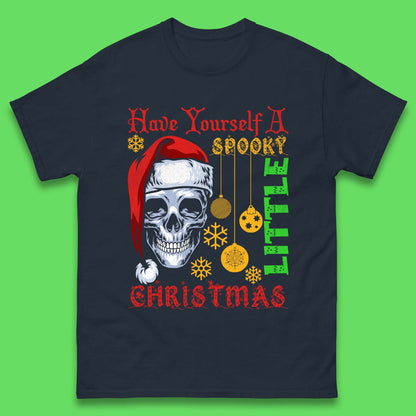 christmas skull t shirt