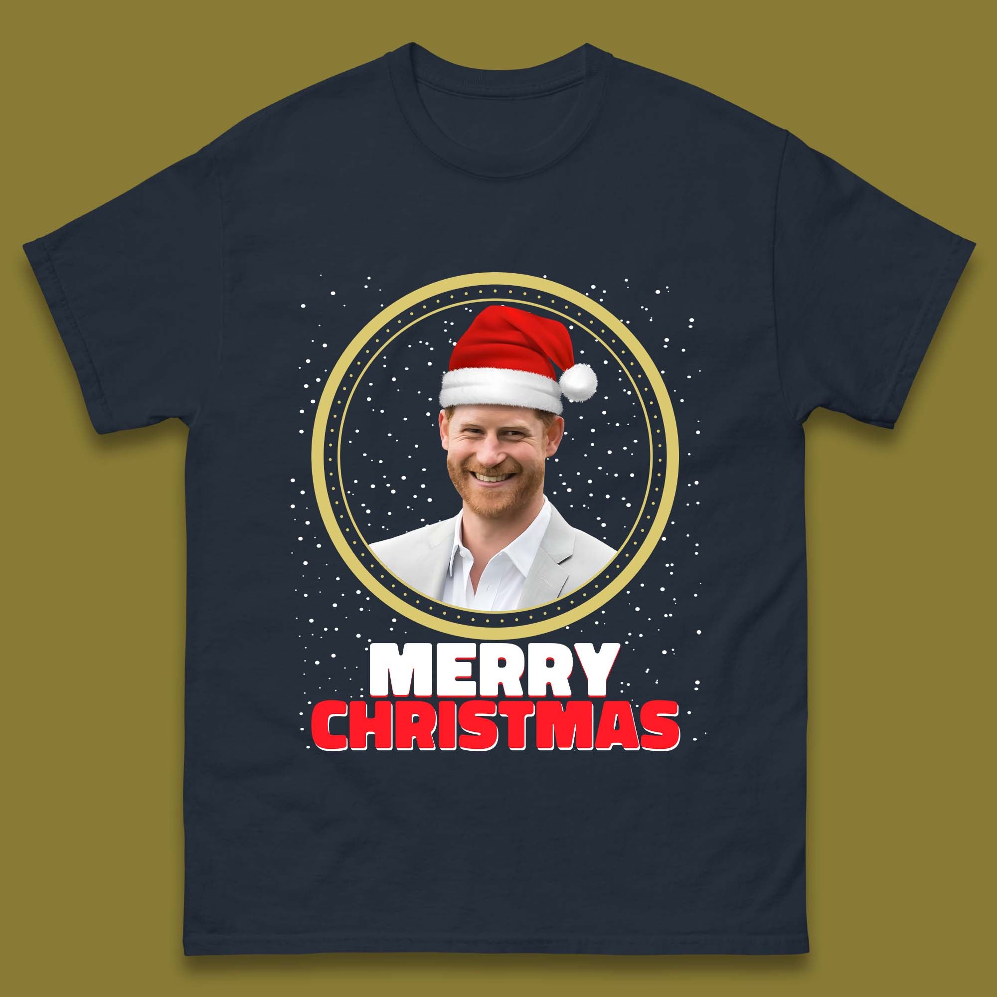 Prince Harry Christmas Mens T-Shirt