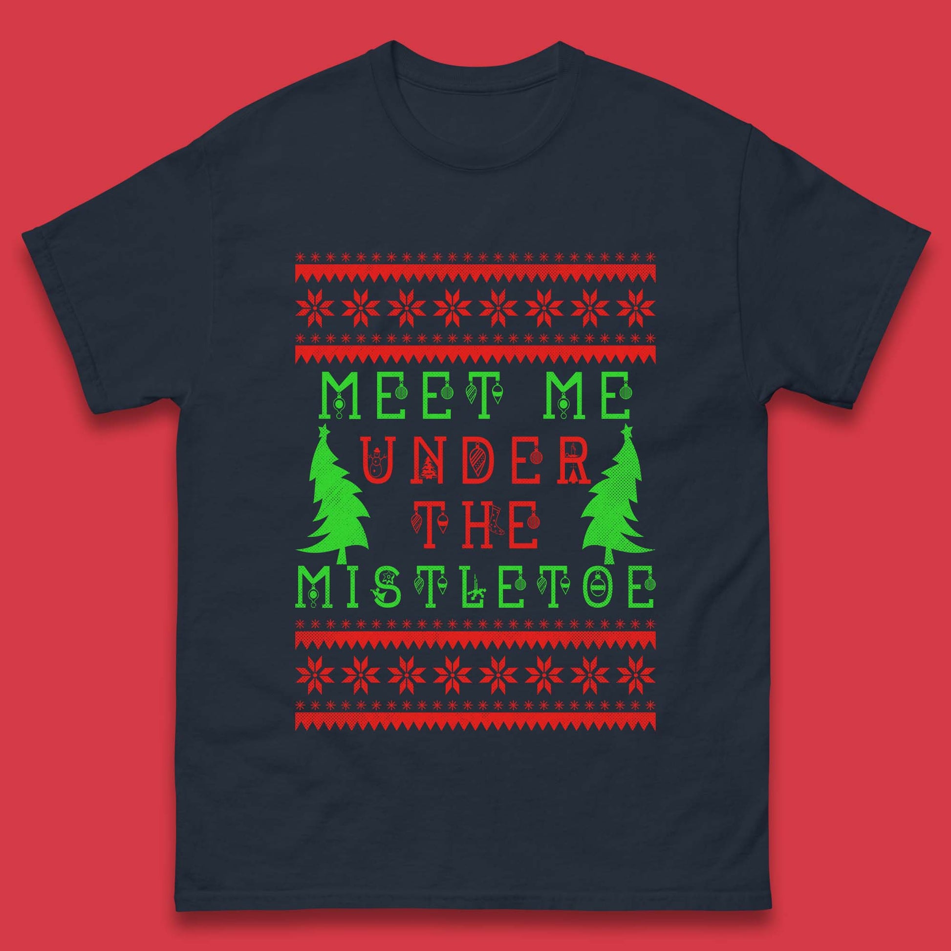 mistletoe christmas t shirt