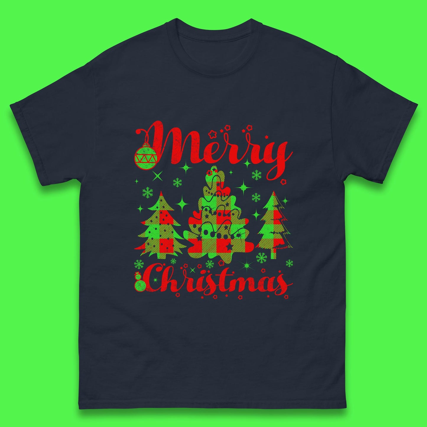 merry christmas trees t shirt