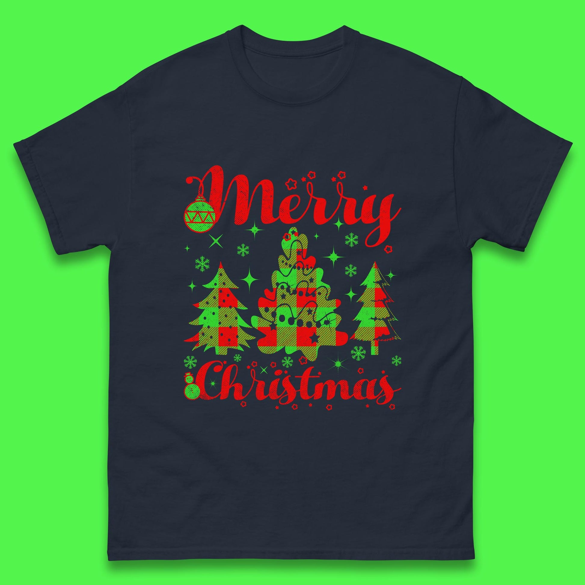 merry christmas trees t shirt