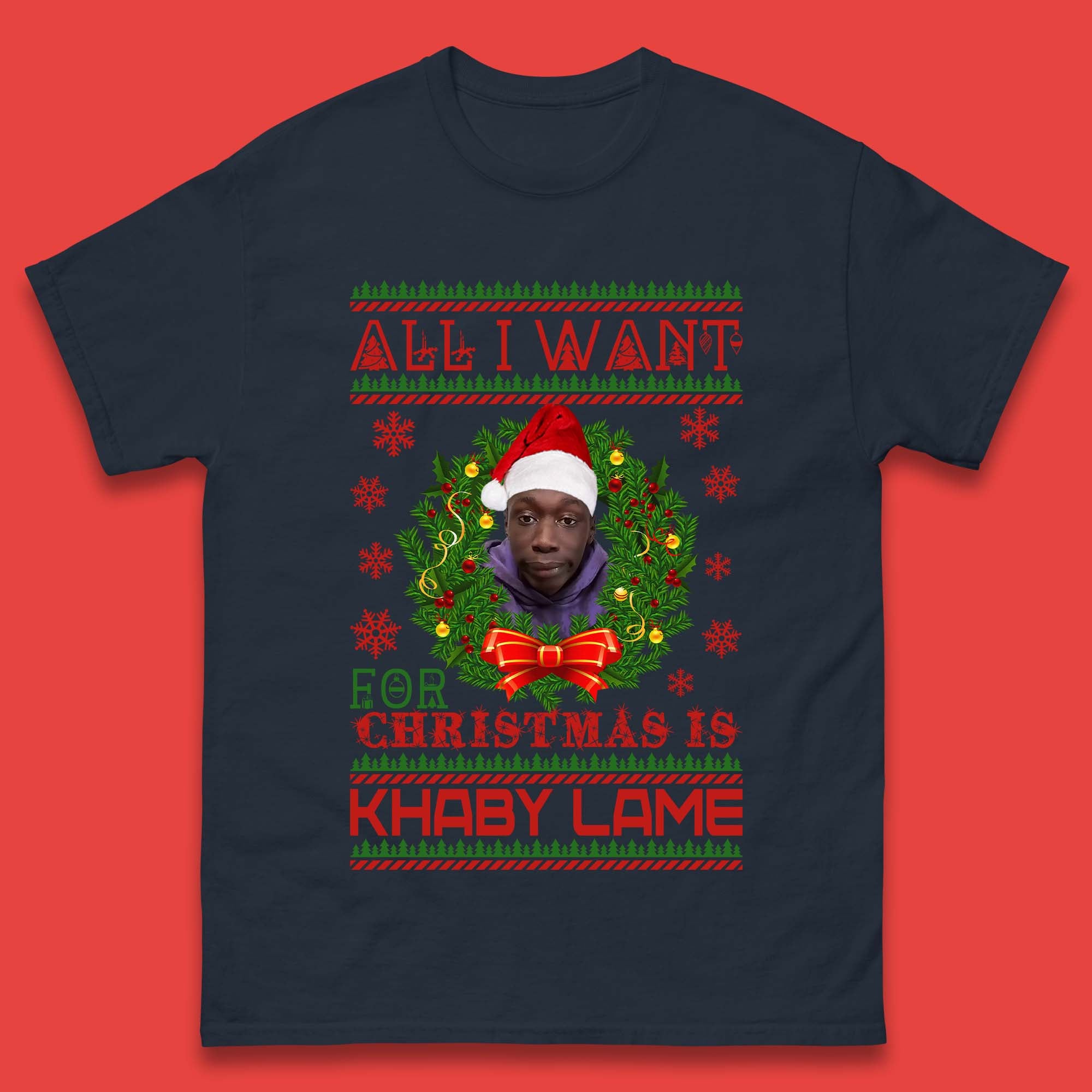 Want Khaby Lame For Christmas Mens T-Shirt
