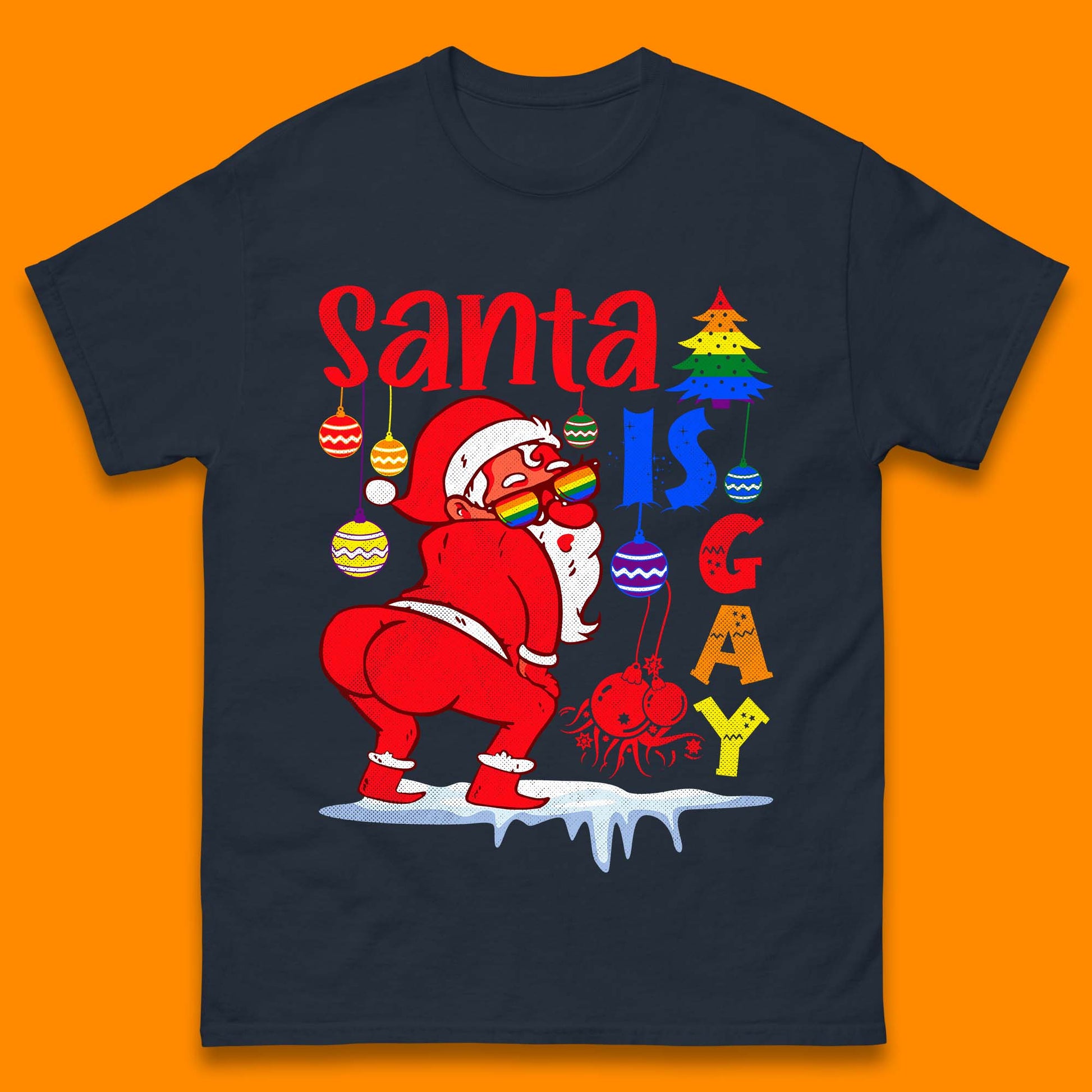 gay pride christmas t shirt