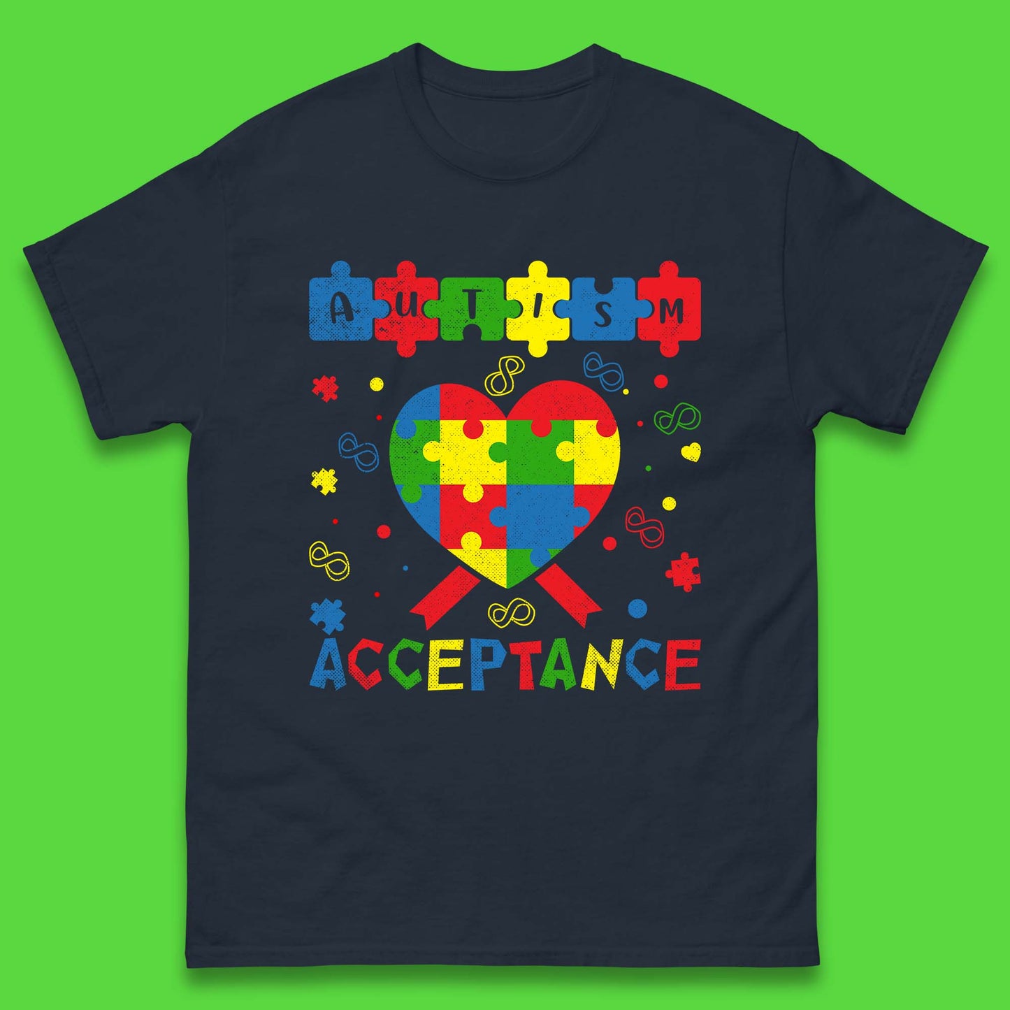 Autism Acceptance Awareness Mens T-Shirt