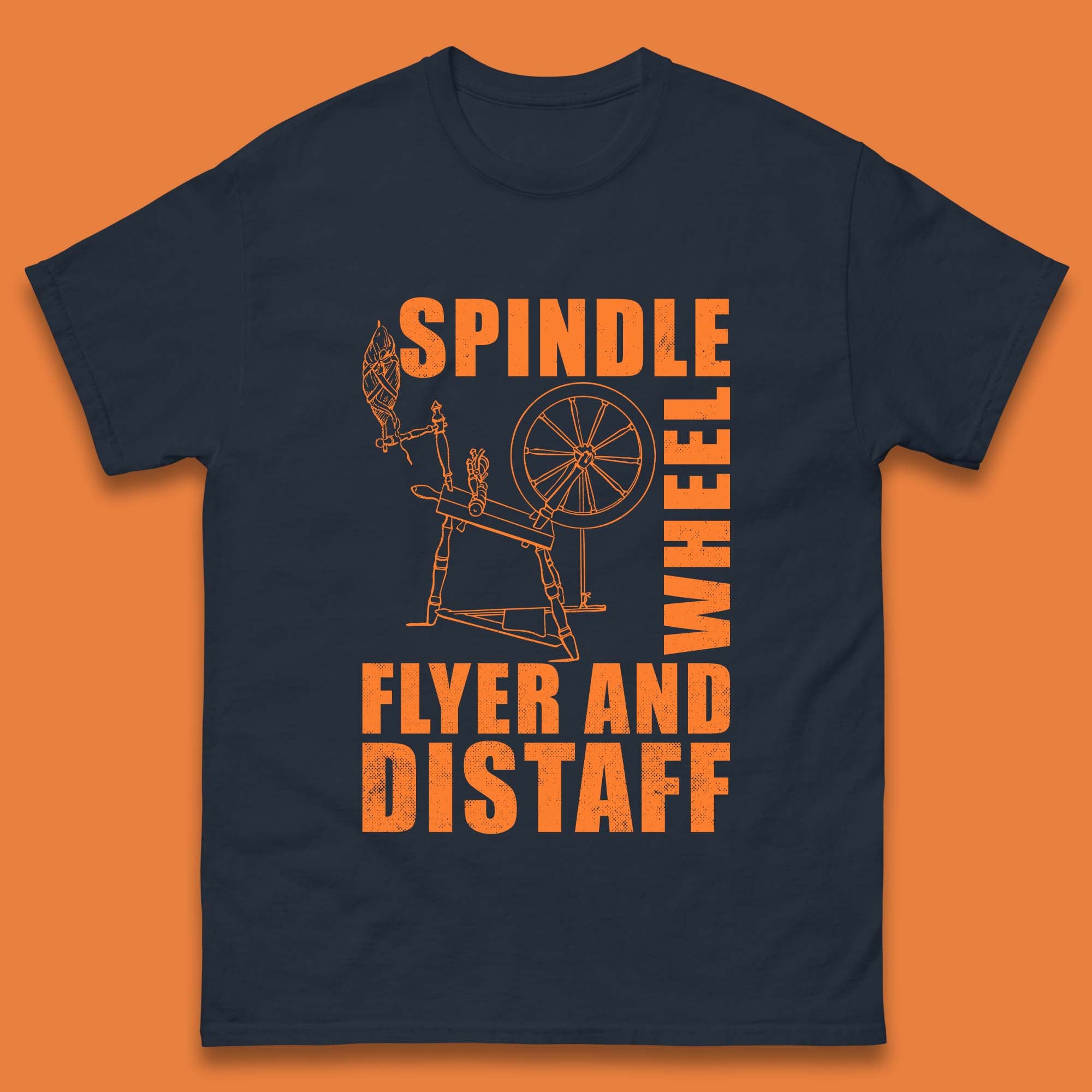 Spindle Wheel Mens T-Shirt