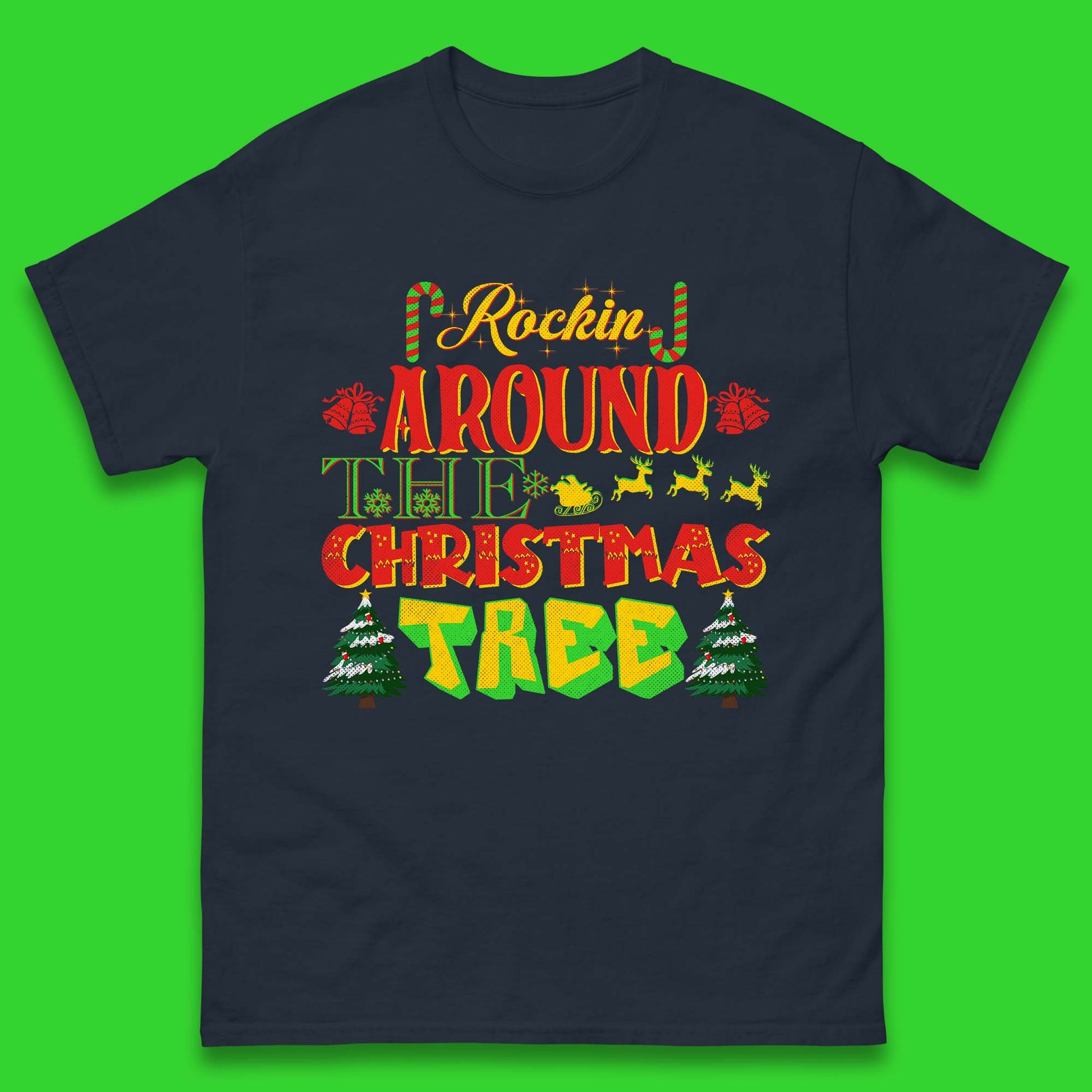 rockin around the christmas tree t shirt