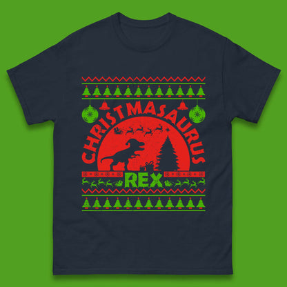Christmasaurus Rex Mens T-Shirt
