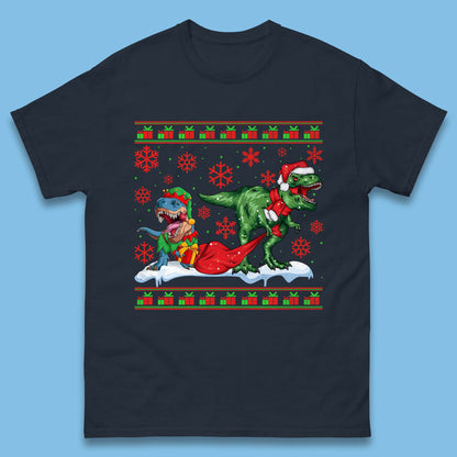 santa & elf costume t shirt