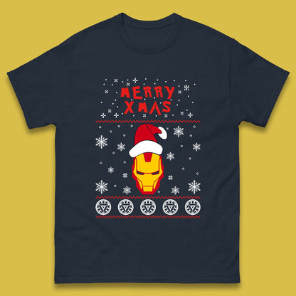 Merry Xmas Ironman Mens T-Shirt