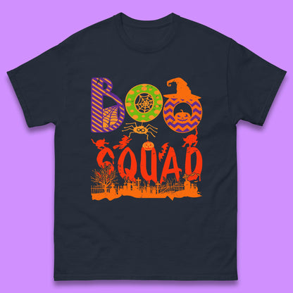 Boo Squad Halloween Matching Costume Horror Boo Crew Mens Tee Top