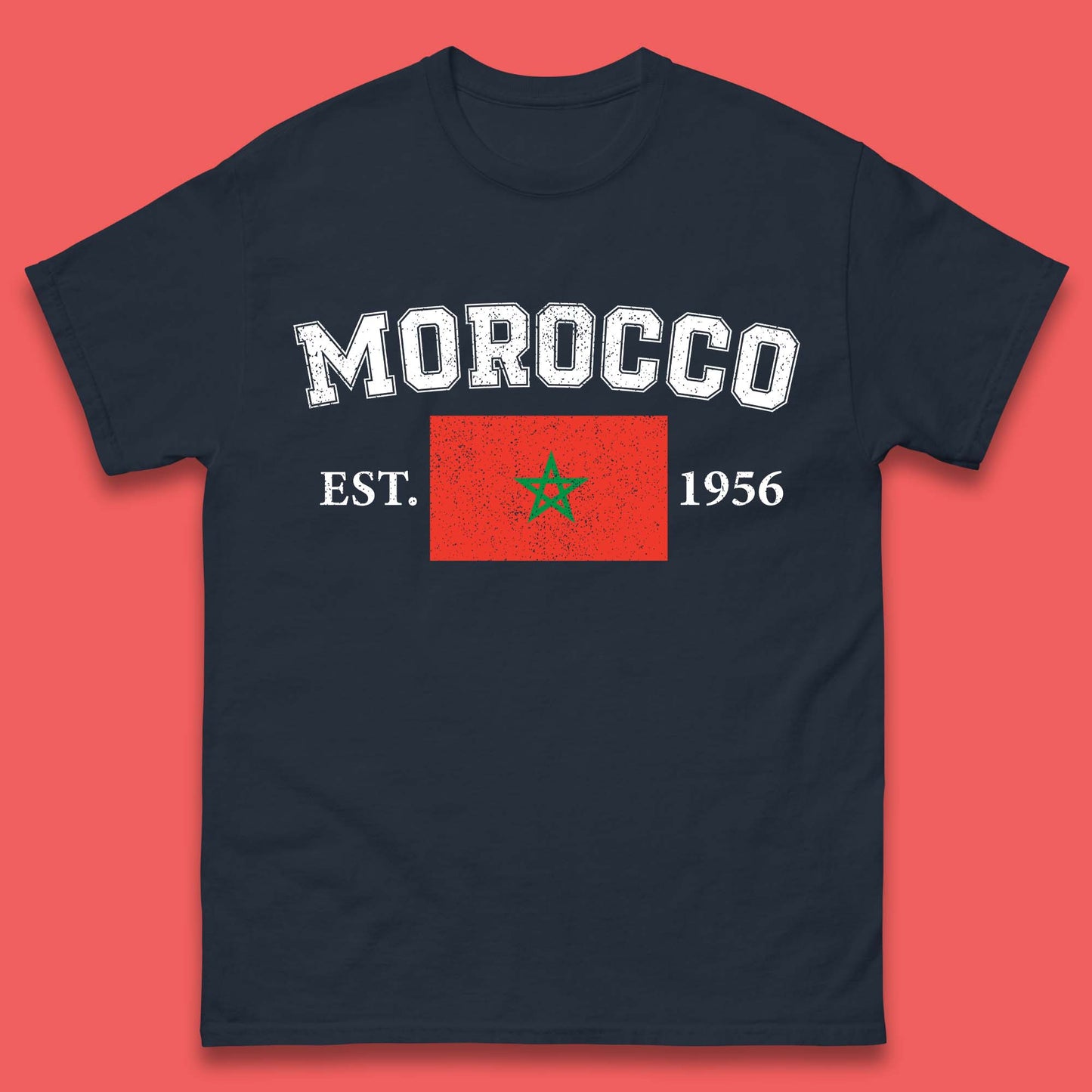 Morocco Est 1956 Mens T-Shirt