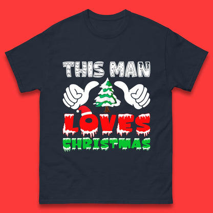 this man loves christmas t shirt
