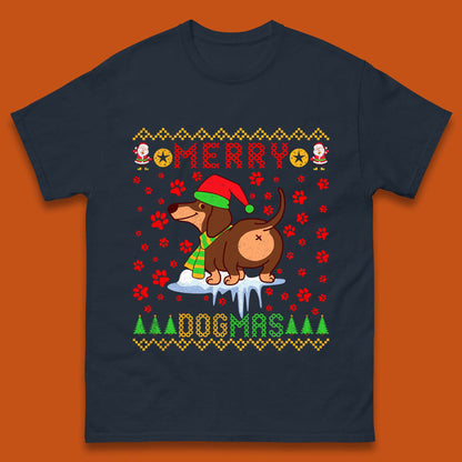 Merry Dogmas Christmas Mens T-Shirt