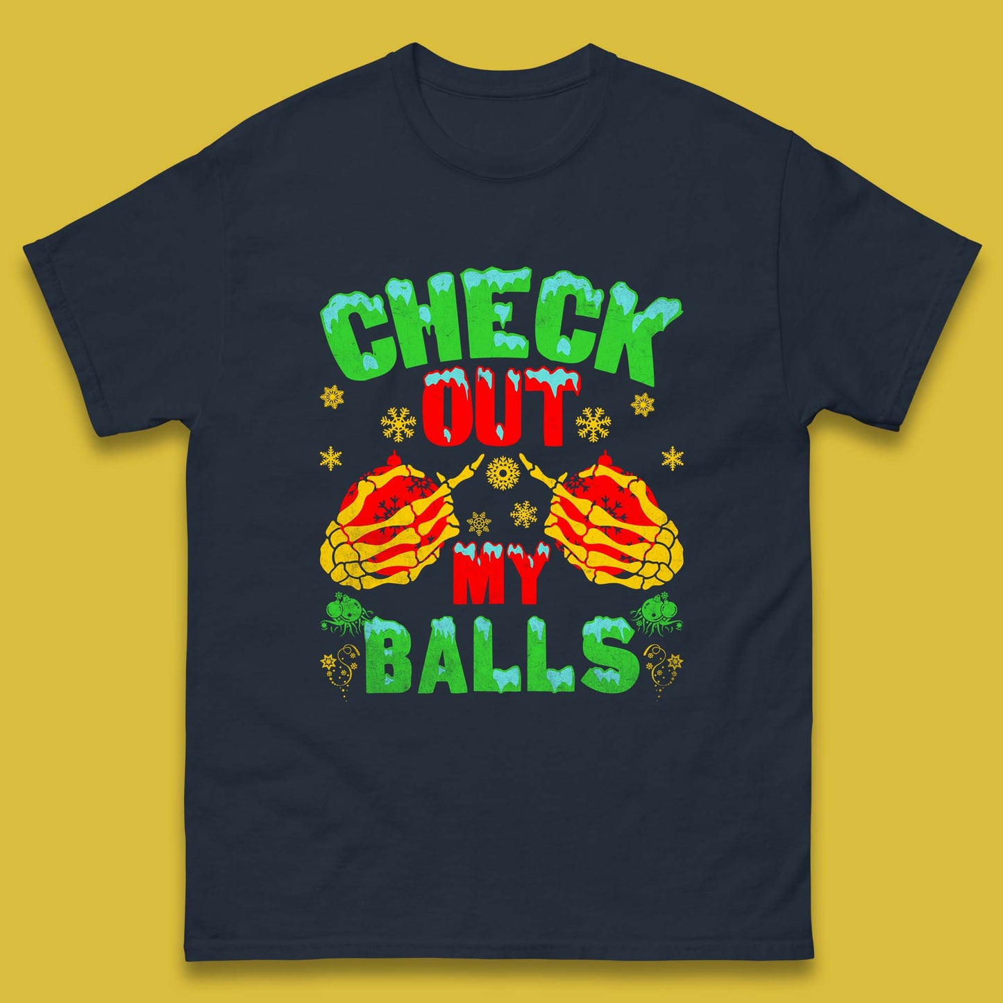 skeleton hands christmas t shirt