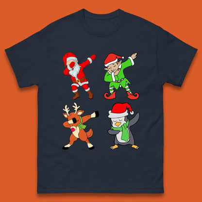 santa claus & friends dabbing t shirt