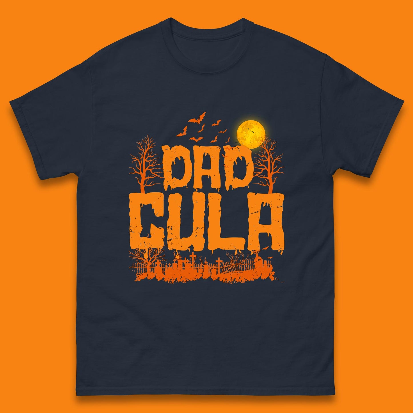 Dadcula Halloween Funny Monster Ghost Spooky Dad Gift Mens Tee Top