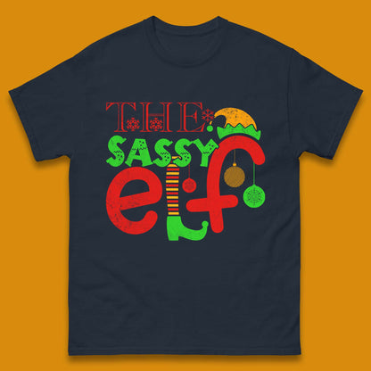 The Sassy Elf Christmas Mens T-Shirt