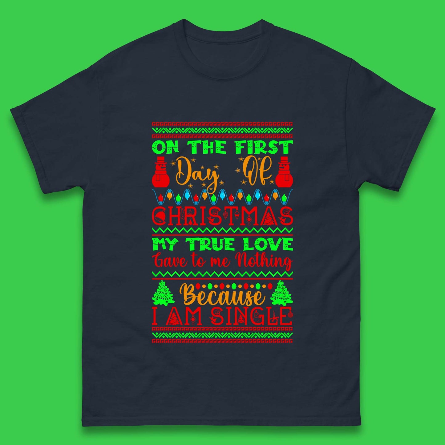 christmas single quote t shirt