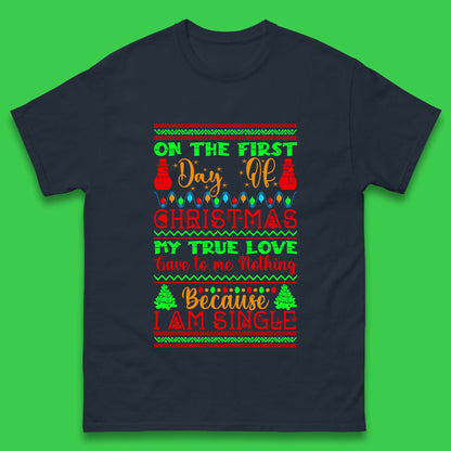 christmas single quote t shirt