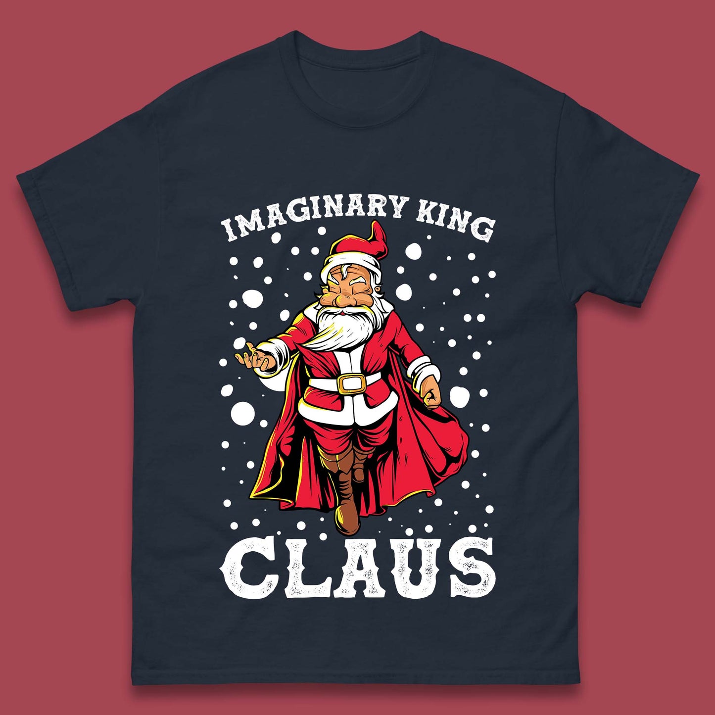 imaginary king santa christmas t shirt