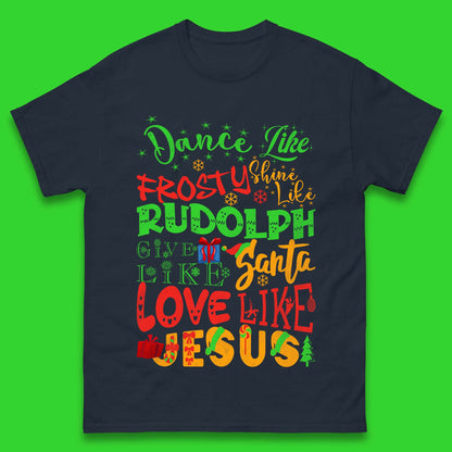 Dance Like Frosty Christmas Mens T-Shirt