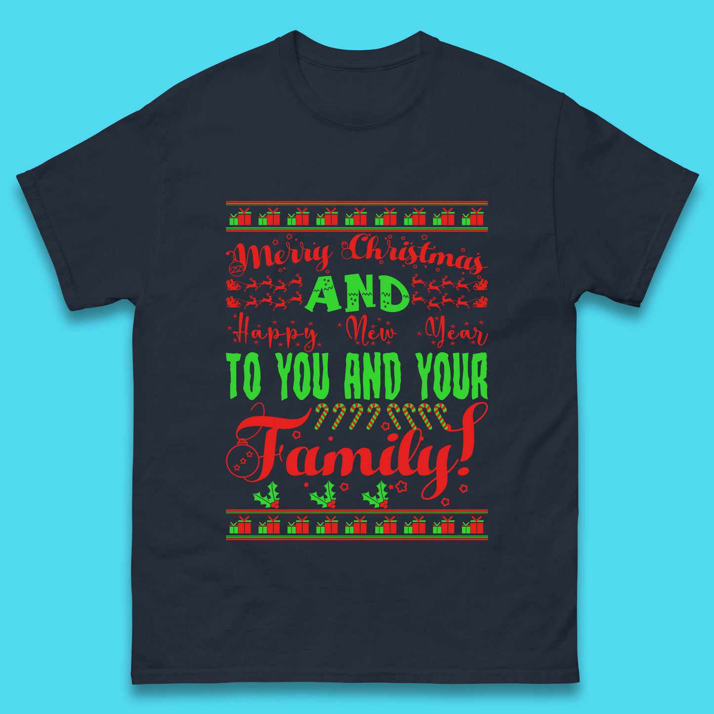 merry christmas family t shirt