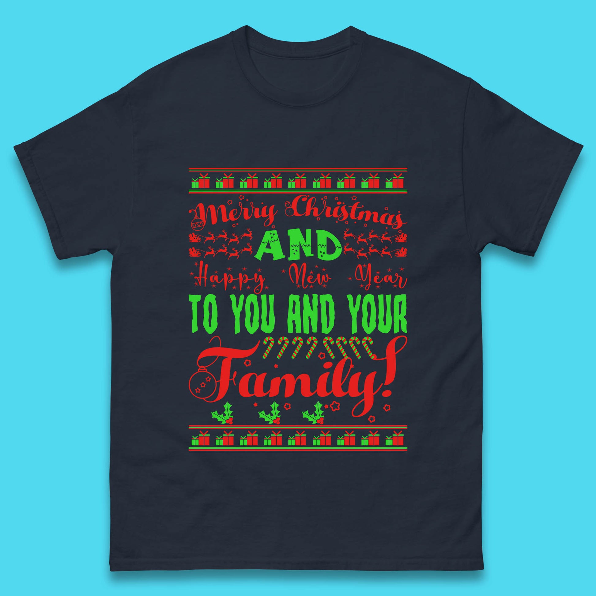 merry christmas family t shirt