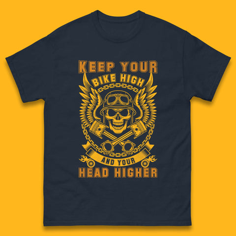 Keep Your Bike High Mens T-Shirt