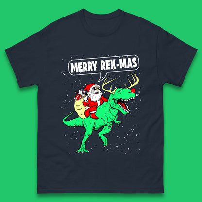 Merry Rex-Mas Christmas Mens T-Shirt